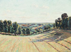 Paisaje montañoso en La Creuse, c.1900 de Jean Baptiste Armand Guillaumin