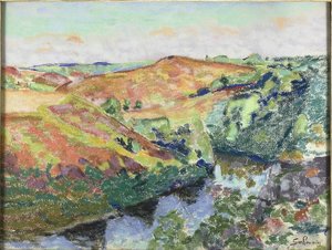Paisaje en Crozant de Jean Baptiste Armand Guillaumin