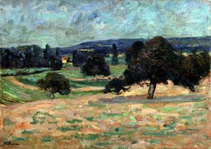 Paisaje en la Île de France, c.1895 de Jean Baptiste Armand Guillaumin