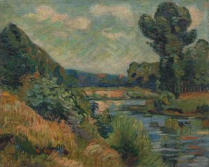 Las orillas del Marne en Charenton, c. 1895 de Jean Baptiste Armand Guillaumin
