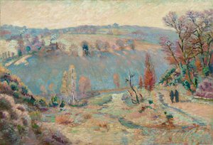 Valle del Sédelle en Pont Charraud: Escarcha blanca, c. 1903-1911 de Jean Baptiste Armand Guillaumin
