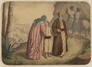 Partida para el sacrificio de Jean Baptiste Auguste Leloir