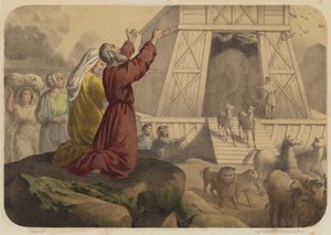 Salida del arca de Jean Baptiste Auguste Leloir