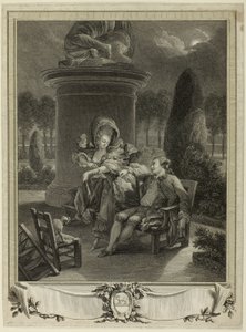 Velada en las Tullerías de Jean Baptiste Blaise Simonet