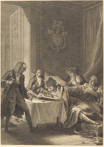 El glotón de Jean Baptiste Blaise Simonet after Jacques Louis François Touzé