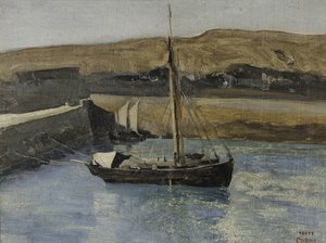 Un barco de pesca, Honfleur, c.1830