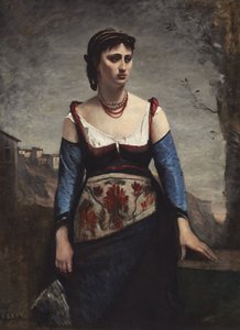 Agostina de Jean Baptiste Camille Corot