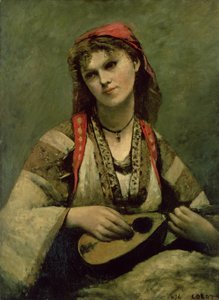 Christine Nilson (1843-1921) o La bohemia con una mandolina