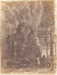 Dante y Virgilio de Jean Baptiste Camille Corot