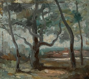 El Gran Árbol (Estudio) de Jean Baptiste Camille Corot