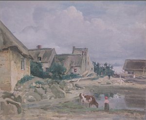 Alrededores de Fontainebleau de Jean Baptiste Camille Corot