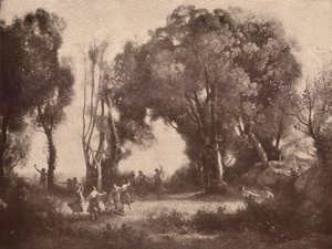Alemán: Tanz der Nymphen Mañana. Danza de las Ninfas de Jean Baptiste Camille Corot
