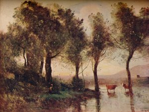LEtang, siglo XIX, 1910 de Jean Baptiste Camille Corot