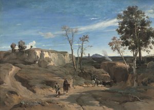 La Cervara, la Campiña Romana de Jean Baptiste Camille Corot
