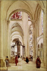 La catedral de Sens de Jean Baptiste Camille Corot
