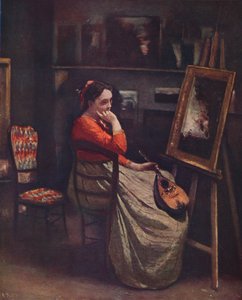 El taller de Corot, c. 1865, 1939