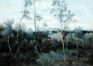Le Mont Valerian de Jean Baptiste Camille Corot