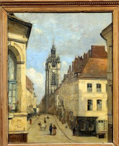 El campanario de Douai de Jean Baptiste Camille Corot