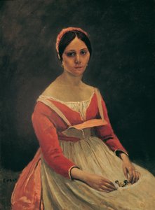 señora legois de Jean Baptiste Camille Corot