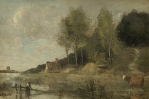 Pantano en Boves, cerca de Amiens de Jean Baptiste Camille Corot