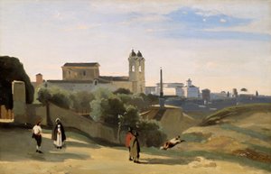 Monte Pincio, Roma de Jean Baptiste Camille Corot