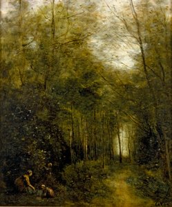 Montfermeuil, el Arroyo en el Bosque de Jean Baptiste Camille Corot