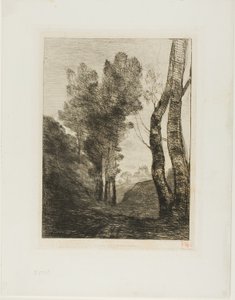 Afueras de Roma de Jean Baptiste Camille Corot
