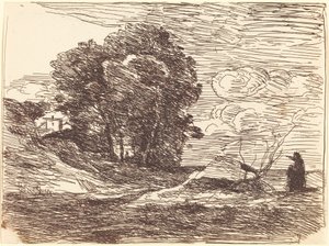 La morada del poeta de Jean Baptiste Camille Corot