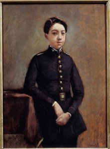 Retrato del colegial Abel Chambaud de Jean Baptiste Camille Corot