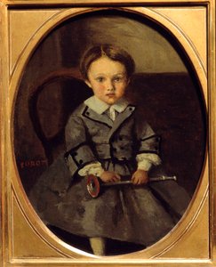 Retrato de Maurice Robert (1853-1925), hijo de François Robert, amigo de Corot de Jean Baptiste Camille Corot