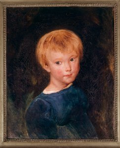 Retrato de un niño joven de Jean Baptiste Camille Corot