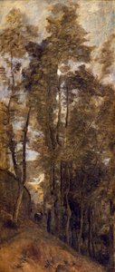 Recuerdo de las fortificaciones de Arras, por Jean-Baptiste-Camille Corot (1796-1875). de Jean Baptiste Camille Corot