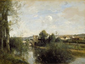 El Sena y el Puente Viejo en Limay