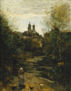 Semur, el camino a la iglesia; Semur, Le Chemin de l