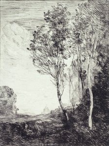 Recuerdo de Italia de Jean Baptiste Camille Corot