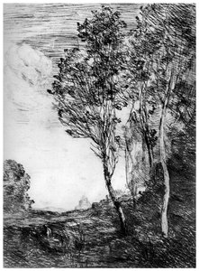 Recuerdo de Italia de Jean Baptiste Camille Corot
