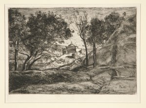 Souvenir de Toscane (Memoria de la Toscana) de Jean Baptiste Camille Corot