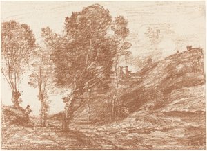 Recuerdo de Italia de Jean Baptiste Camille Corot
