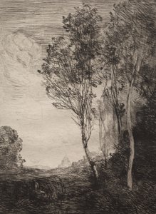 Recuerdo de Italia de Jean Baptiste Camille Corot