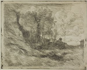 Recuerdo de Ostia de Jean Baptiste Camille Corot