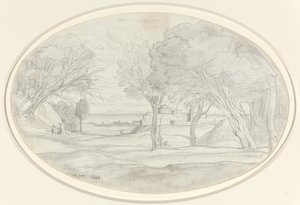 Recuerdo de la Toscana, 1844 de Jean Baptiste Camille Corot