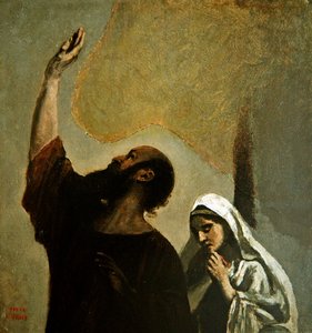 El Bautismo de Cristo de Jean Baptiste Camille Corot