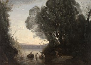 El baño de Diana (Le Bain de Diane), c.1855 de Jean Baptiste Camille Corot