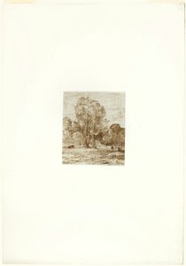 El pasto de las vacas de Jean Baptiste Camille Corot