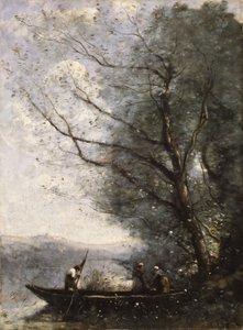 El barquero, ca. 1865 de Jean Baptiste Camille Corot