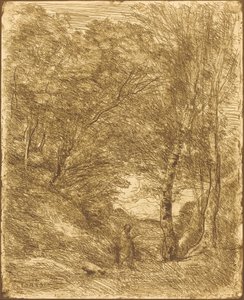 Los Jardines de Horacio de Jean Baptiste Camille Corot