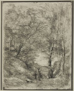 Los jardines de Horacio de Jean Baptiste Camille Corot