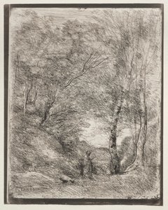 Los jardines de Horacio de Jean Baptiste Camille Corot