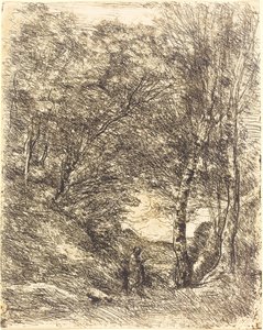 Los jardines de Horacio de Jean Baptiste Camille Corot