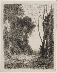 El Pequeño Pastor de Jean Baptiste Camille Corot